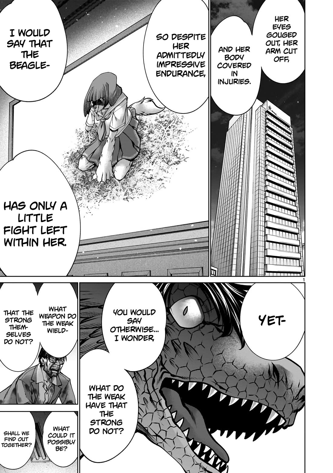 Killing Bites Chapter 131 page 1 - Chapter 131: "Let's Go Home, Boss"