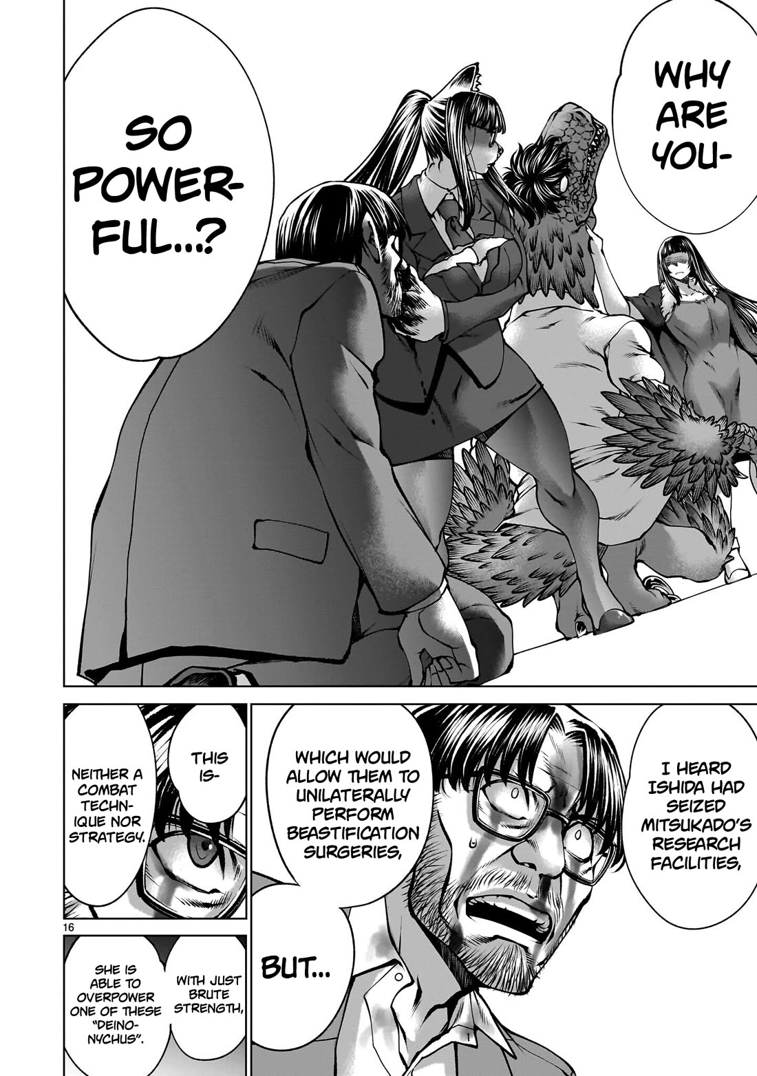 Killing Bites Chapter 136 page 16 - Chapter 136: "What Kind of Beastman is She?"