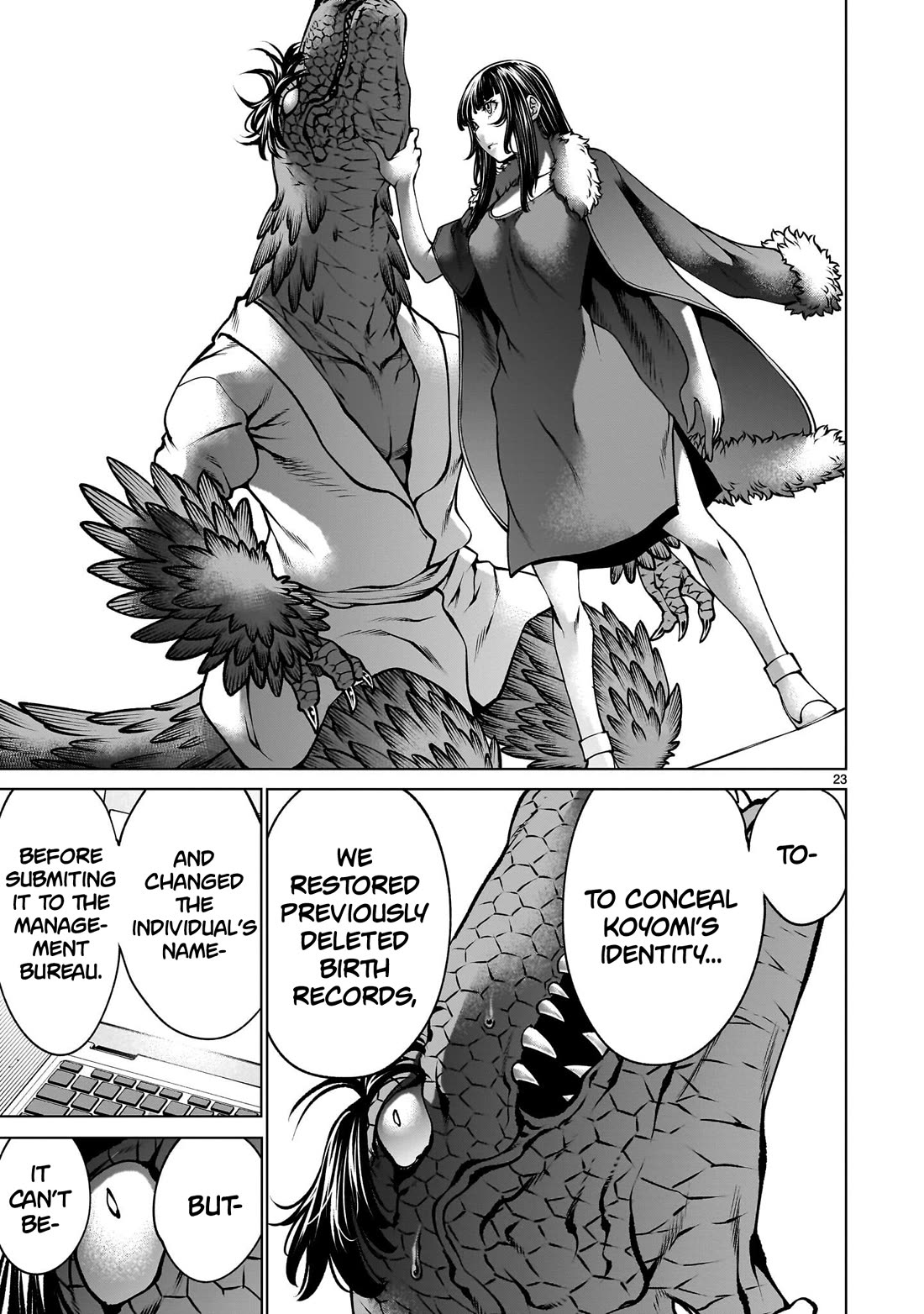 Killing Bites Chapter 136 page 23 - Chapter 136: "What Kind of Beastman is She?"