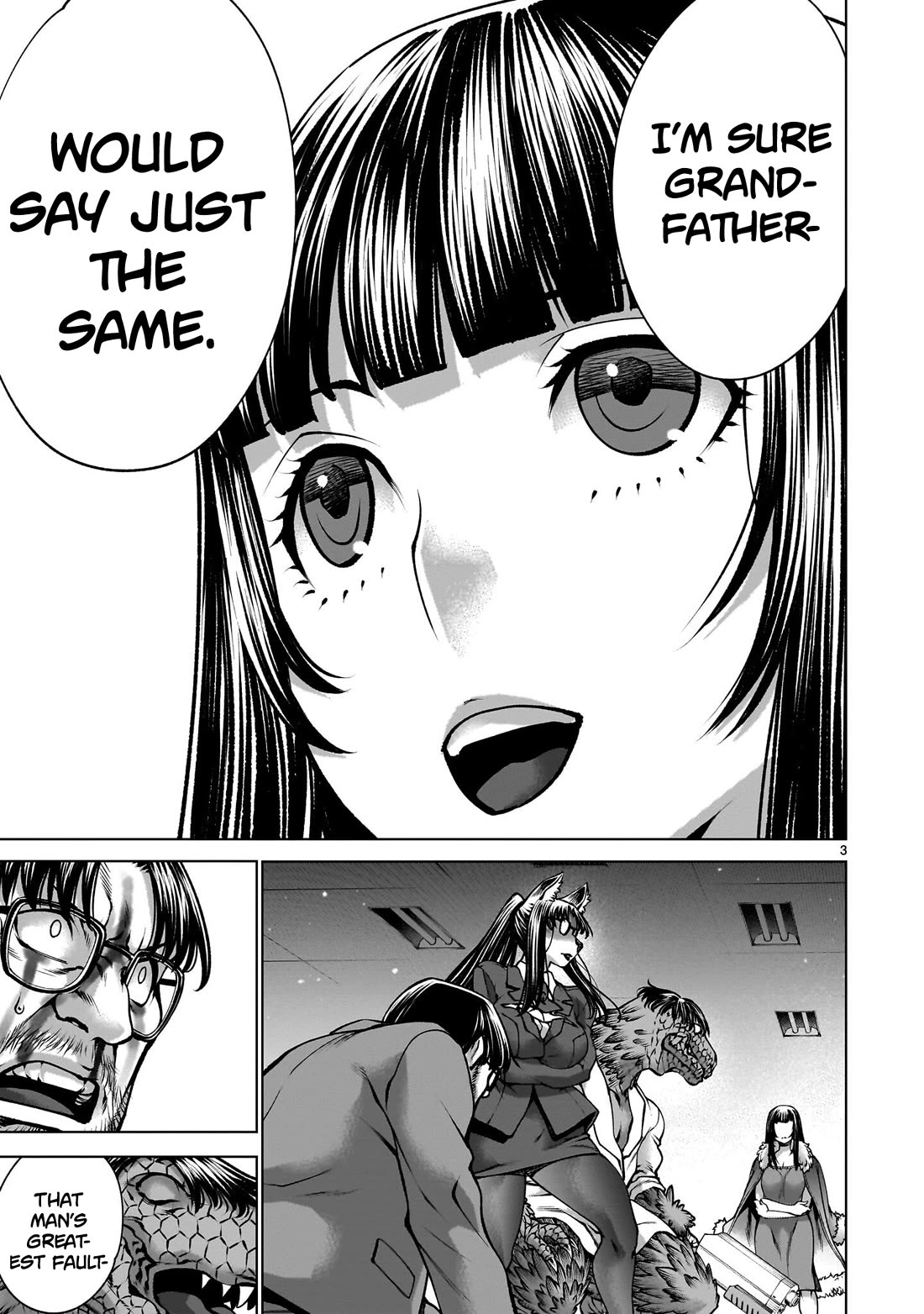 Killing Bites Chapter 136 page 3 - Chapter 136: "What Kind of Beastman is She?"