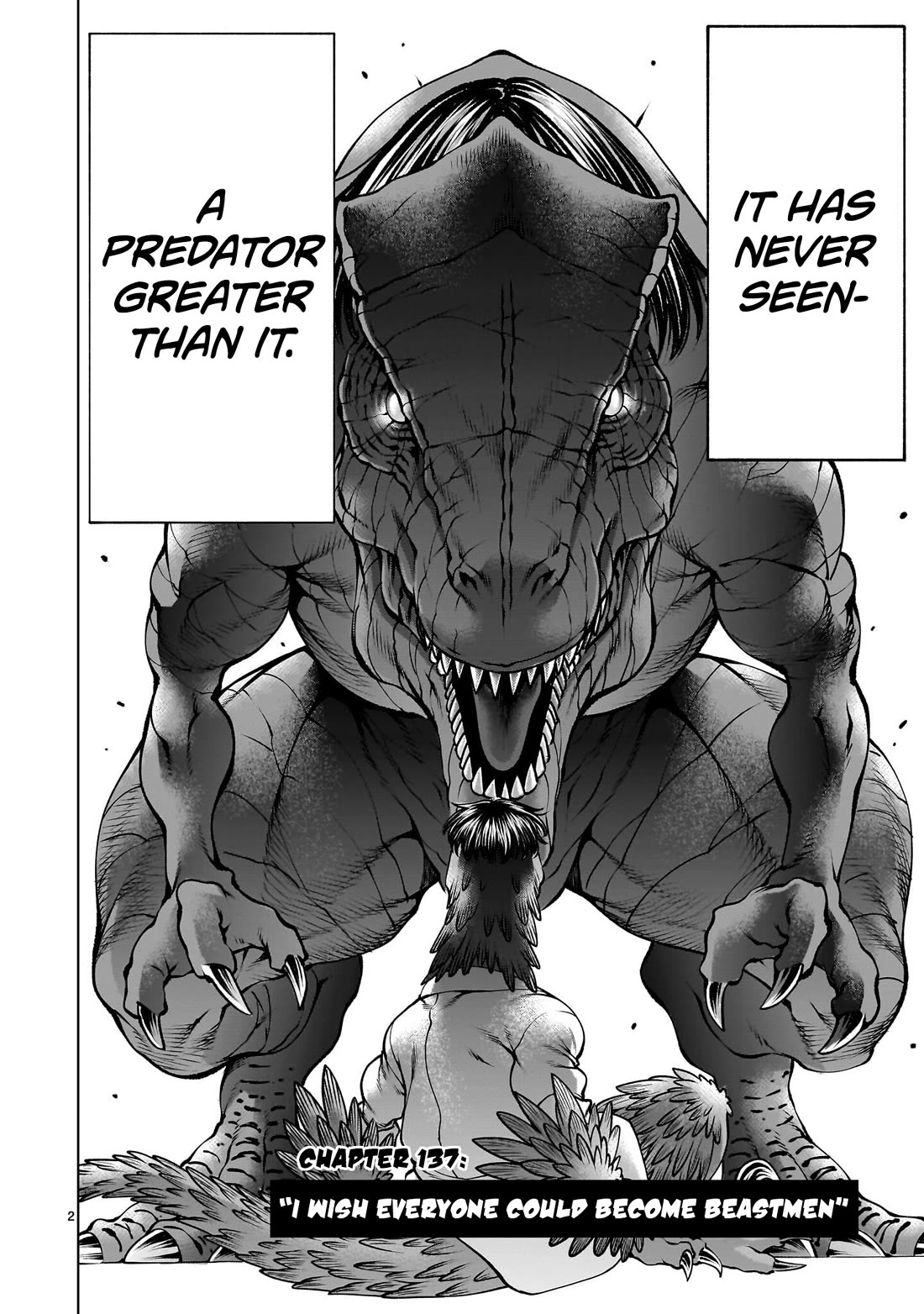 Killing Bites Chapter 137 page 2 - Chapter 137: "I Wish Everyone Could Become Beastmen"