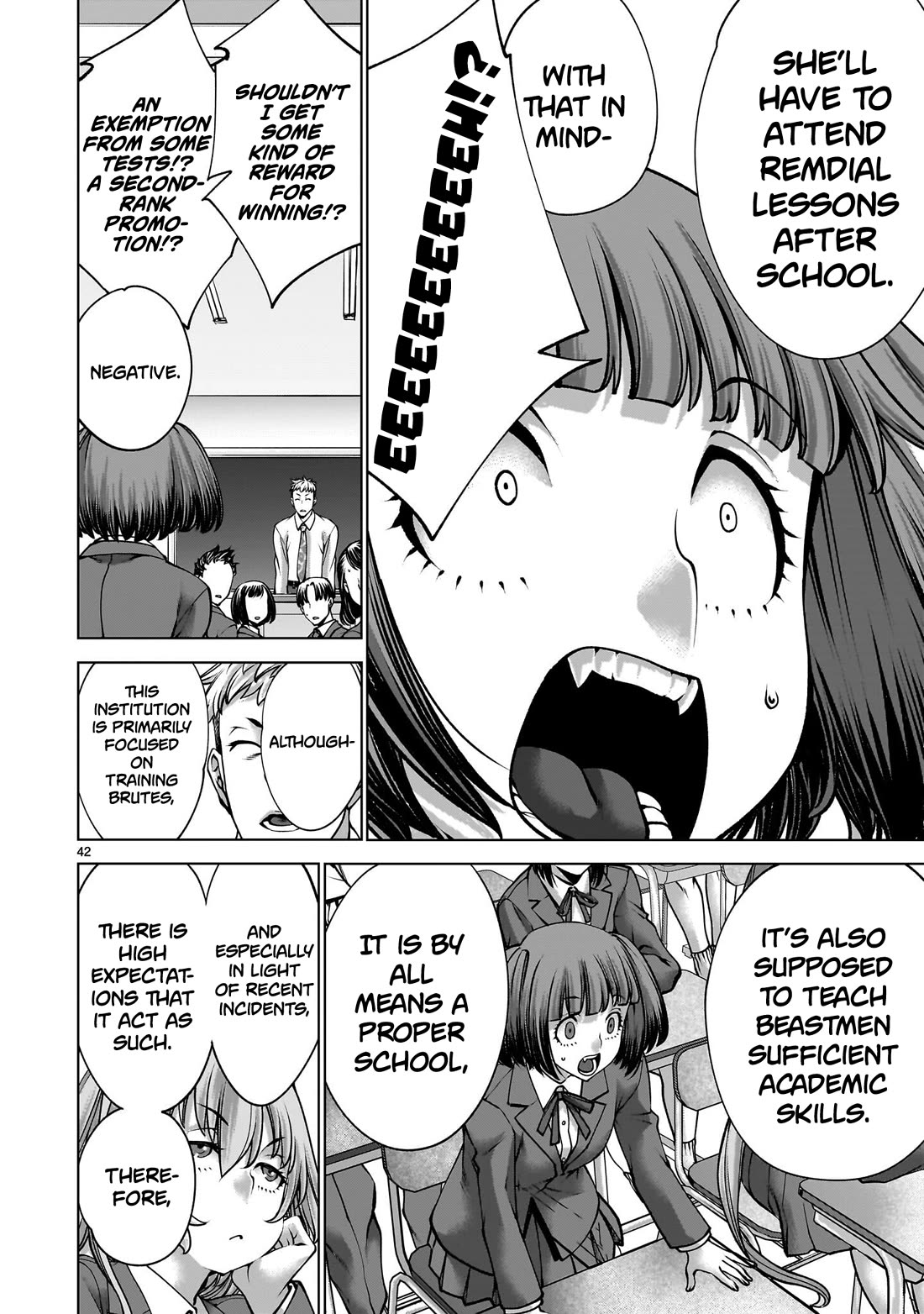 Killing Bites Chapter 137 page 38 - Chapter 137: "I Wish Everyone Could Become Beastmen"