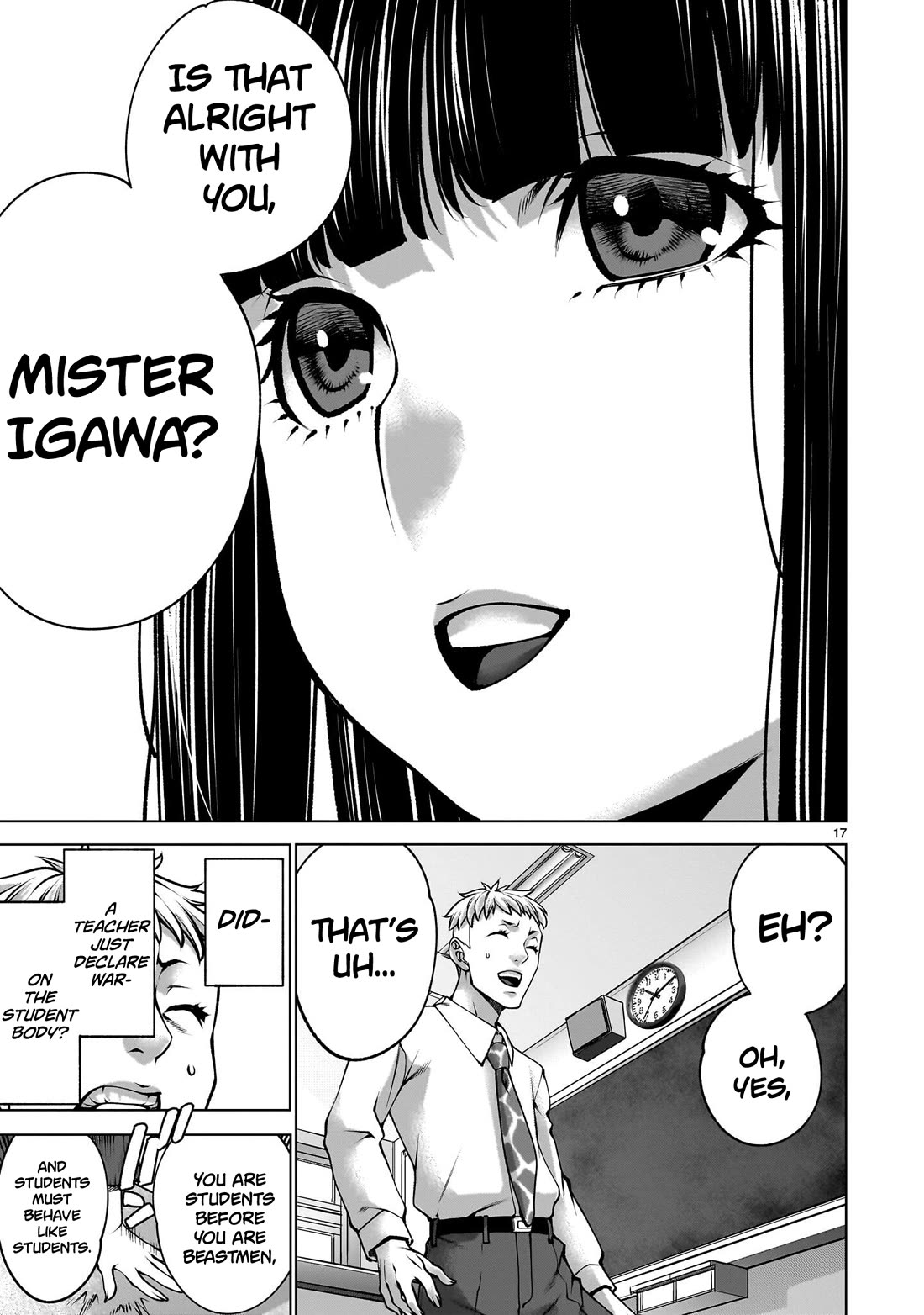 Killing Bites Chapter 138 page 16 - Chapter 138: "At This Rate, the Whole Classroom Will Be Destroyed"