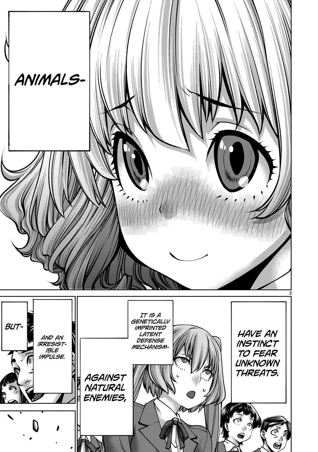 Killing Bites Chapter 138 page 3 - Chapter 138: "At This Rate, the Whole Classroom Will Be Destroyed"