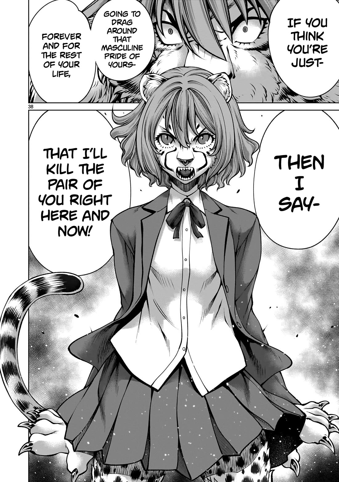 Killing Bites Chapter 138 page 35 - Chapter 138: "At This Rate, the Whole Classroom Will Be Destroyed"