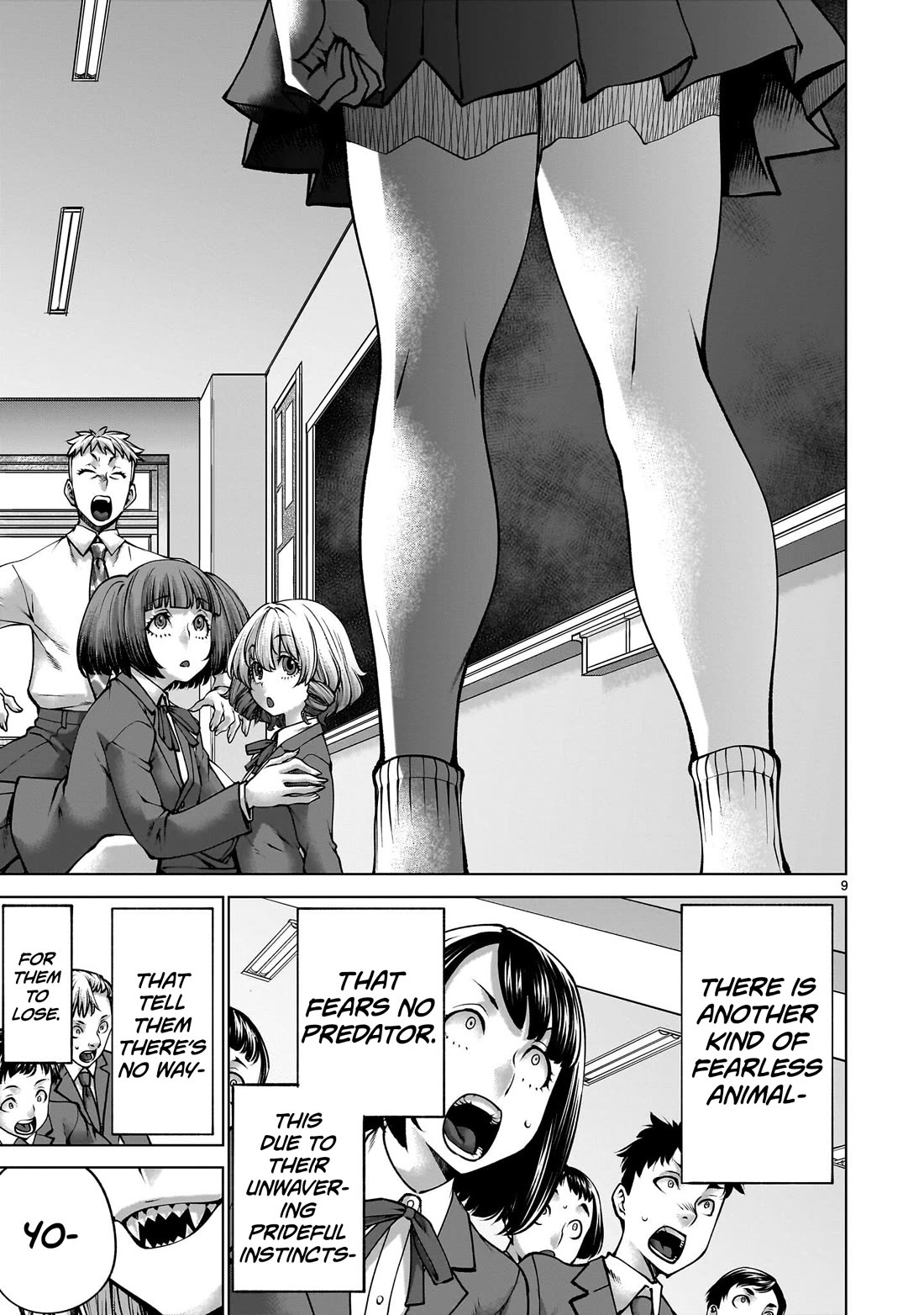 Killing Bites Chapter 138 page 9 - Chapter 138: "At This Rate, the Whole Classroom Will Be Destroyed"