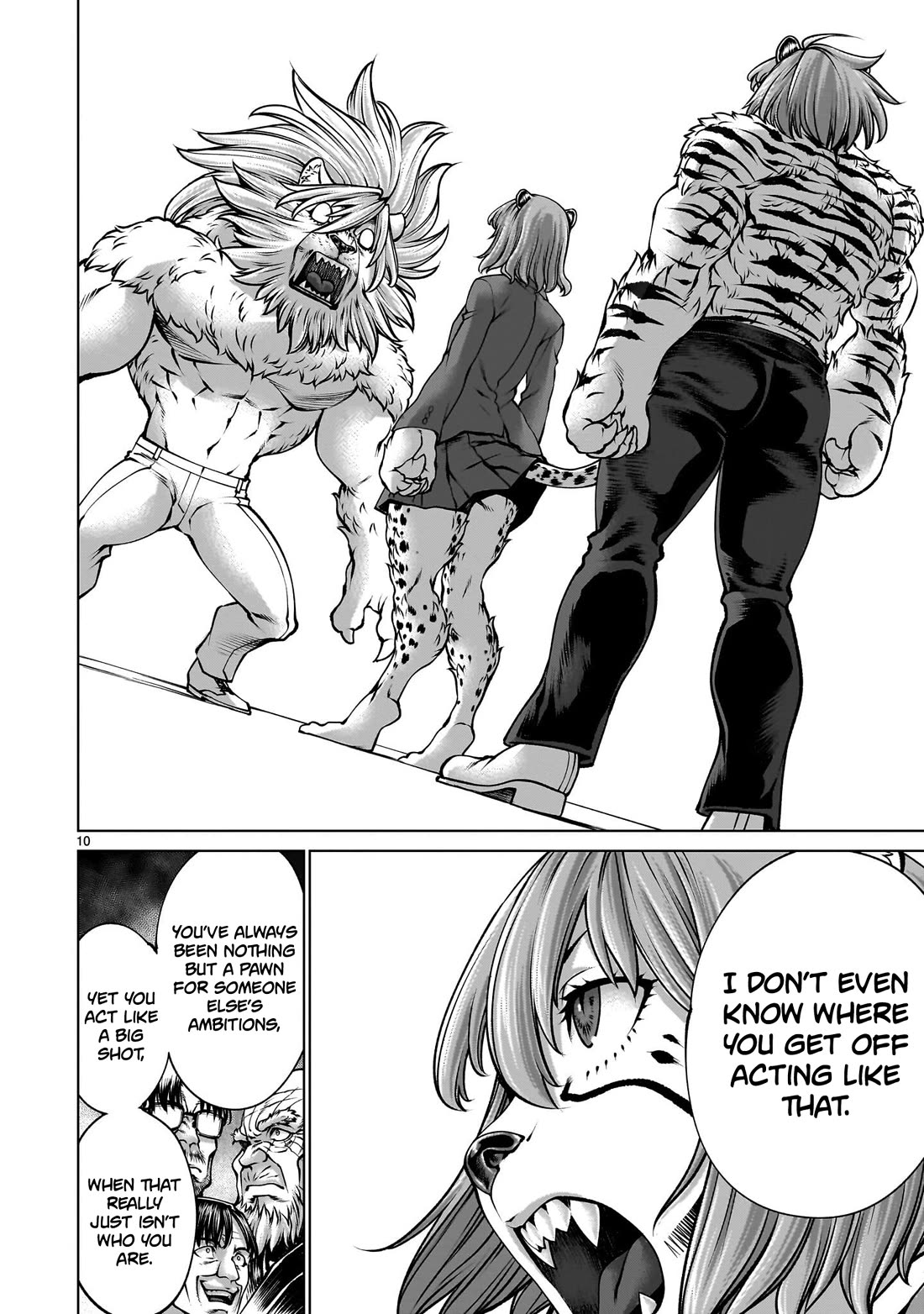 Killing Bites Chapter 139 page 10 - Chapter 139: "He Certainly Has A Good Eye for Beastmen"
