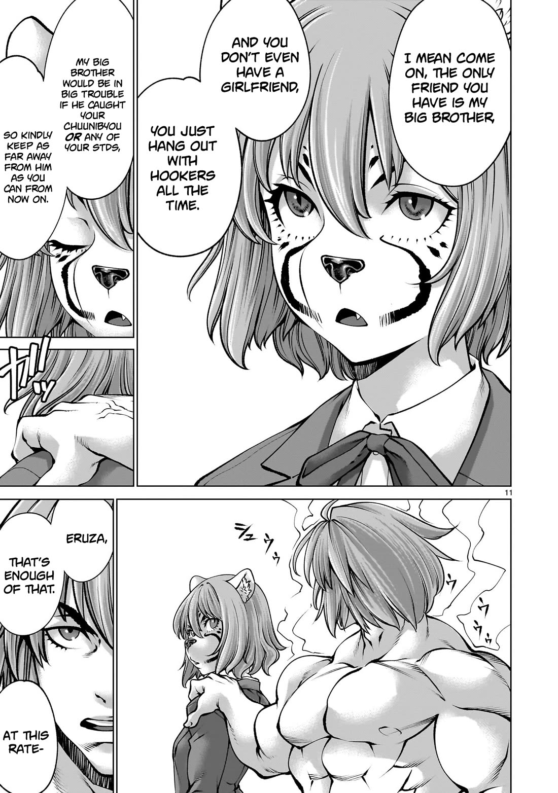 Killing Bites Chapter 139 page 11 - Chapter 139: "He Certainly Has A Good Eye for Beastmen"