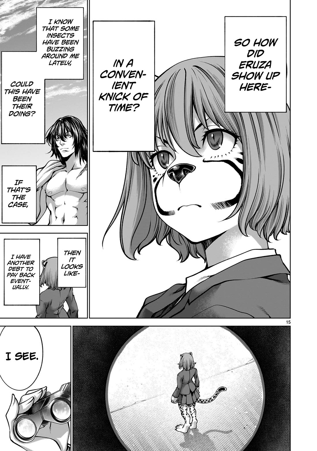 Killing Bites Chapter 139 page 15 - Chapter 139: "He Certainly Has A Good Eye for Beastmen"