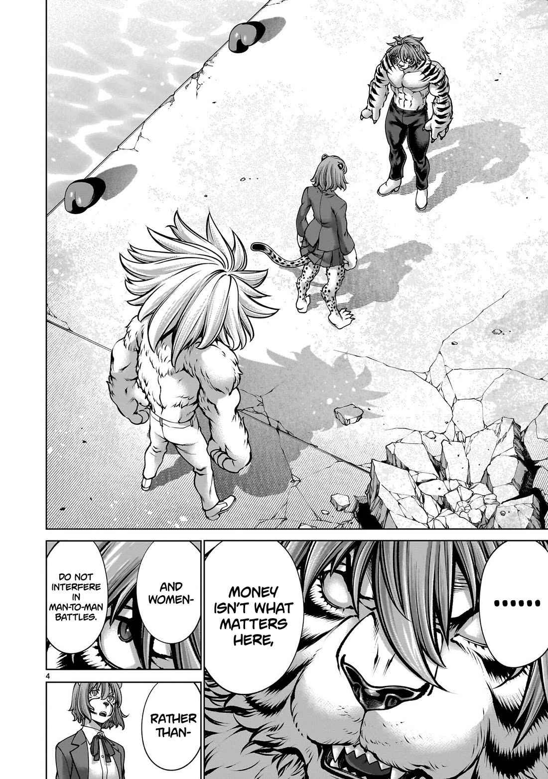 Killing Bites Chapter 139 page 4 - Chapter 139: "He Certainly Has A Good Eye for Beastmen"