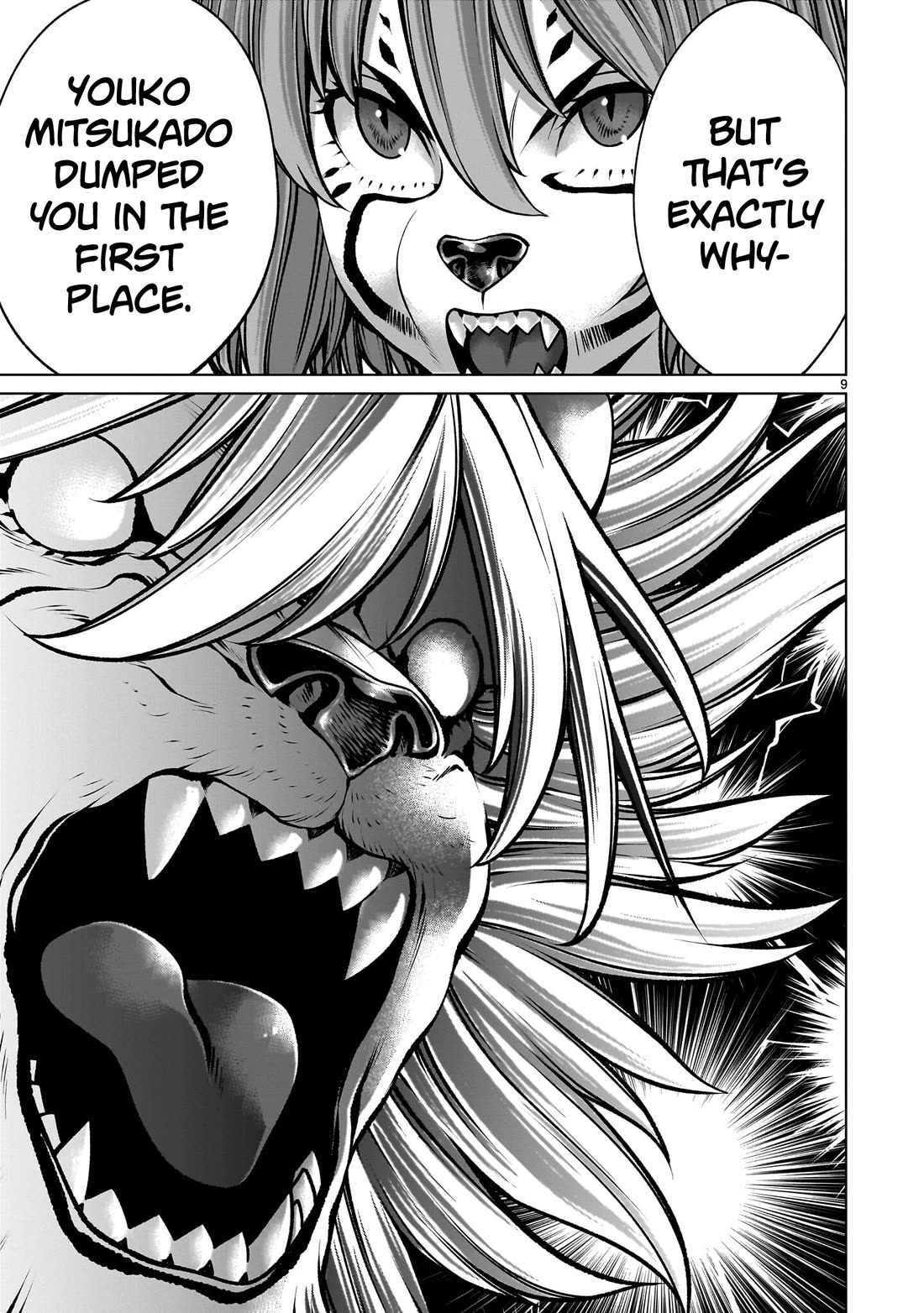 Killing Bites Chapter 139 page 9 - Chapter 139: "He Certainly Has A Good Eye for Beastmen"