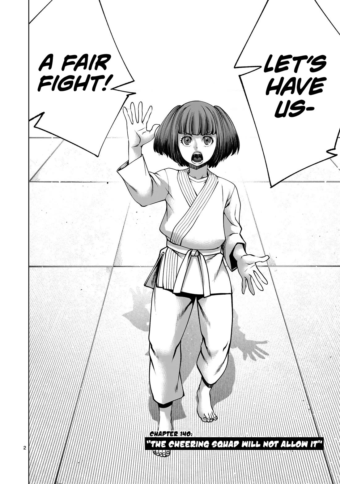 Killing Bites Chapter 140 page 2 - Chapter 140: "The Cheering Squad Will Not Allow It!"