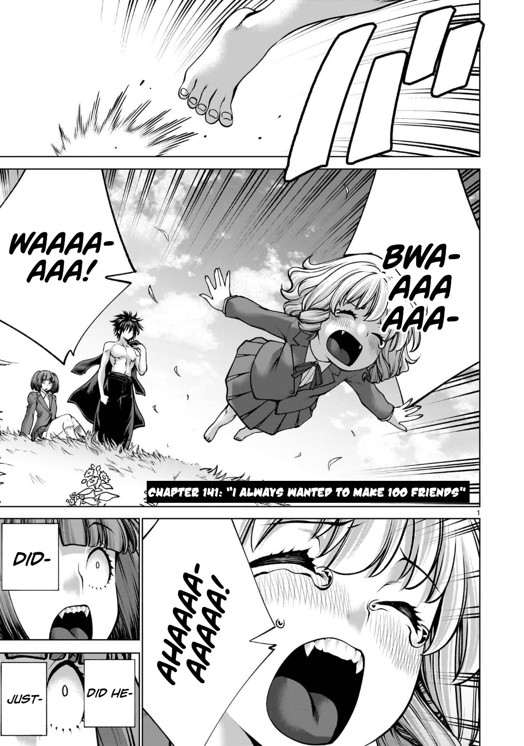 Killing Bites Chapter 141 page 1 - Chapter 141: "I Always Wanted to Make 100 Friends"