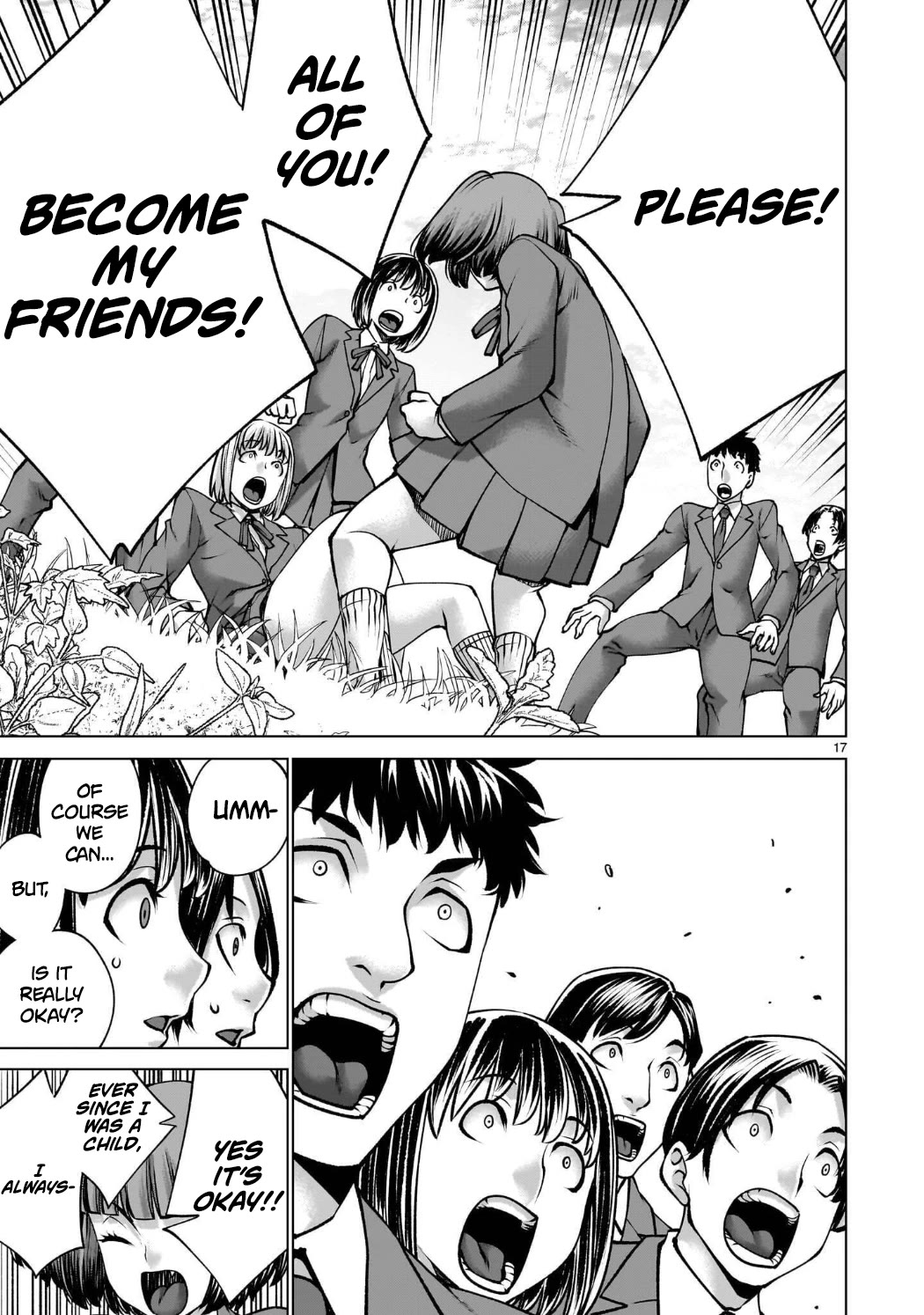 Killing Bites Chapter 141 page 16 - Chapter 141: "I Always Wanted to Make 100 Friends"