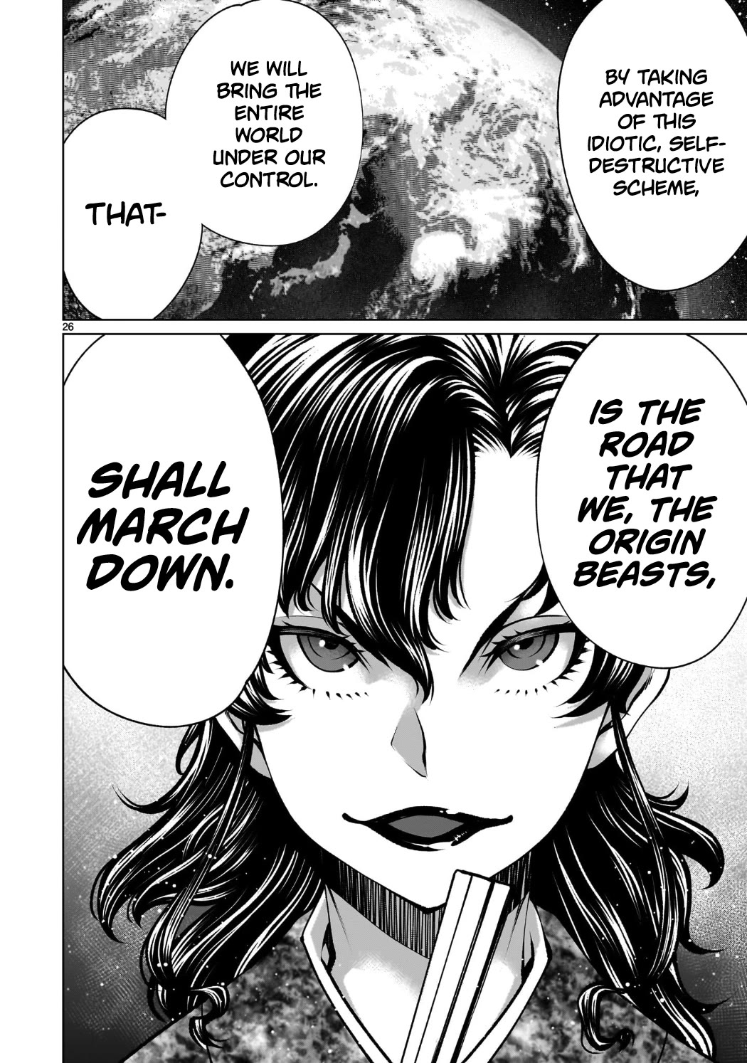 Killing Bites Chapter 141 page 24 - Chapter 141: "I Always Wanted to Make 100 Friends"