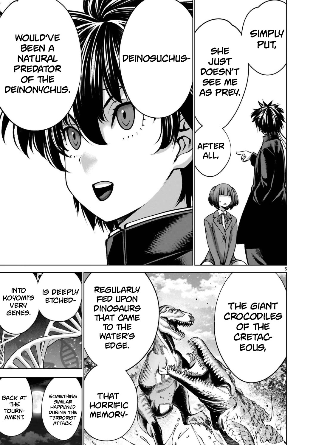 Killing Bites Chapter 141 page 5 - Chapter 141: "I Always Wanted to Make 100 Friends"