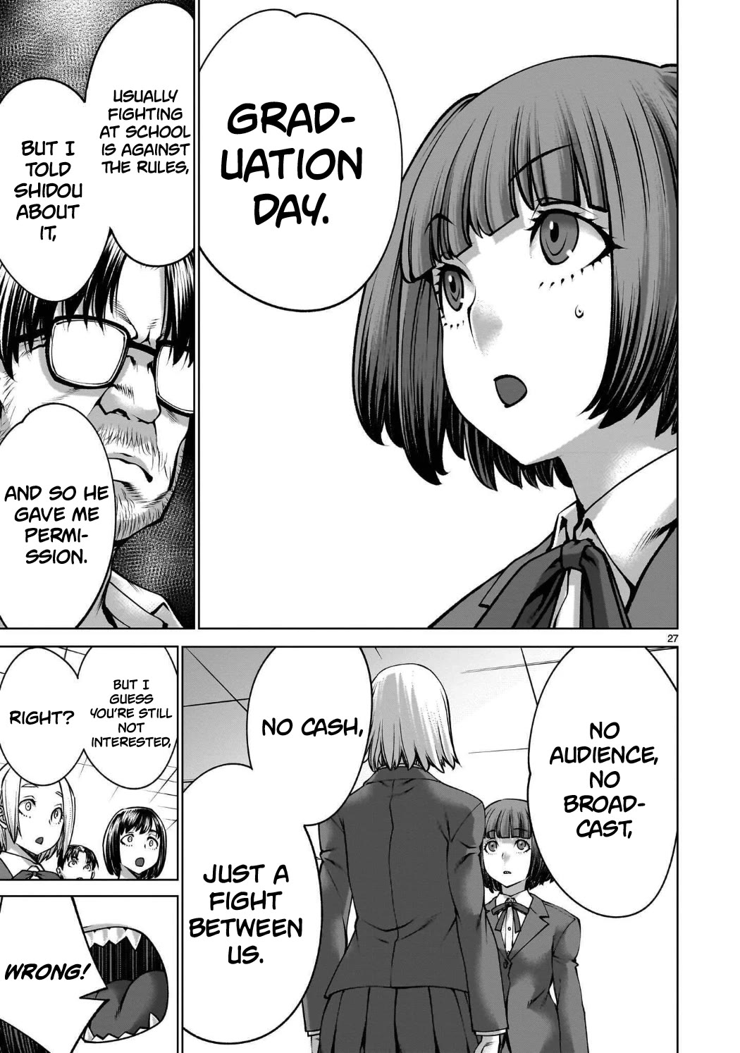 Killing Bites Chapter 142 page 27 - Chapter 142: "Feigning Weakness Sure Gets Old"