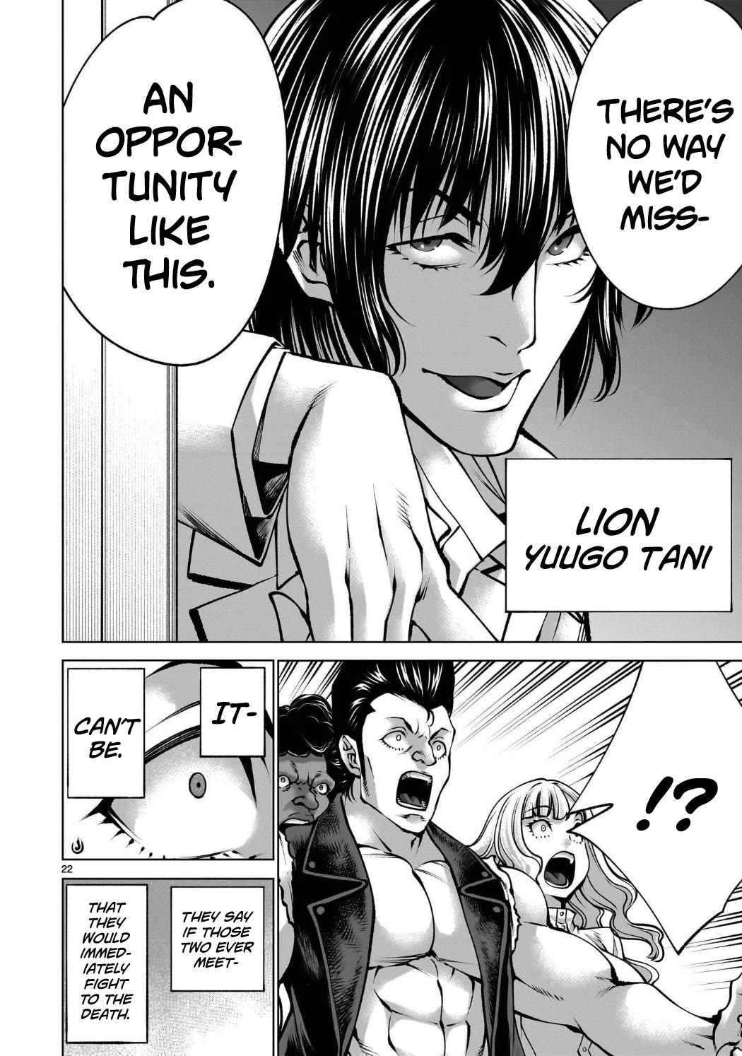 Killing Bites Chapter 143 page 21 - Chapter 143: "You're Not Allowed to Blink Anymore"