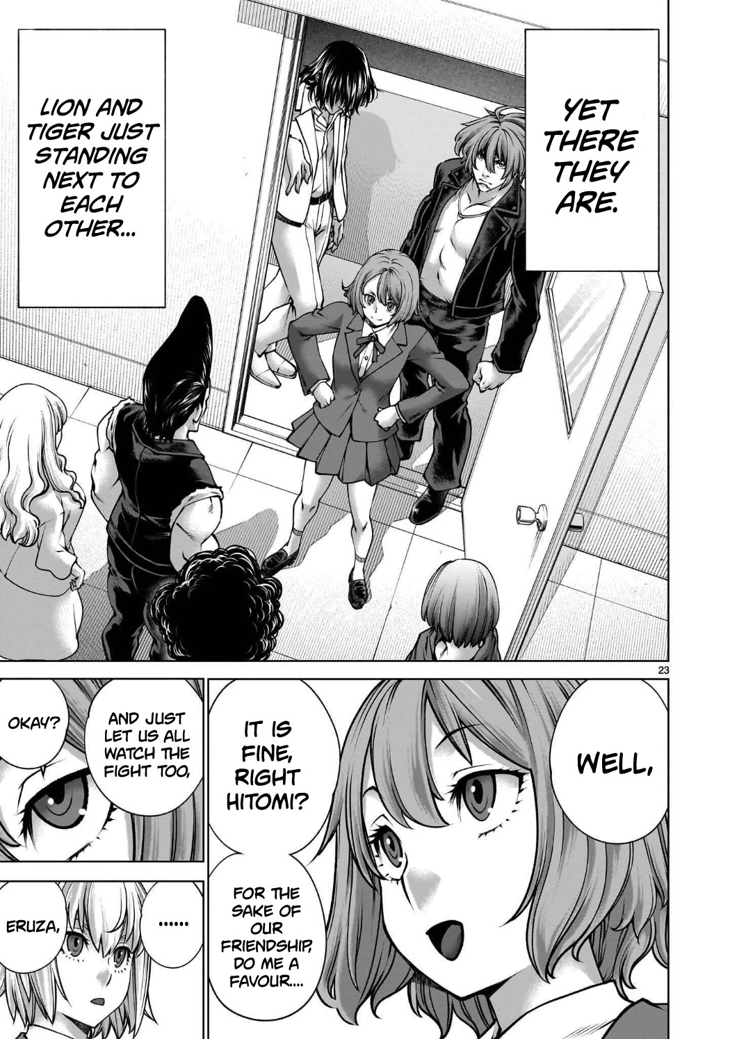 Killing Bites Chapter 143 page 22 - Chapter 143: "You're Not Allowed to Blink Anymore"