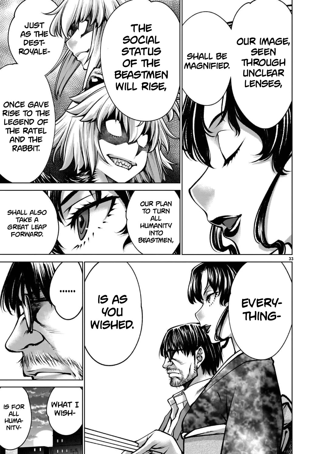 Killing Bites Chapter 143 page 32 - Chapter 143: "You're Not Allowed to Blink Anymore"