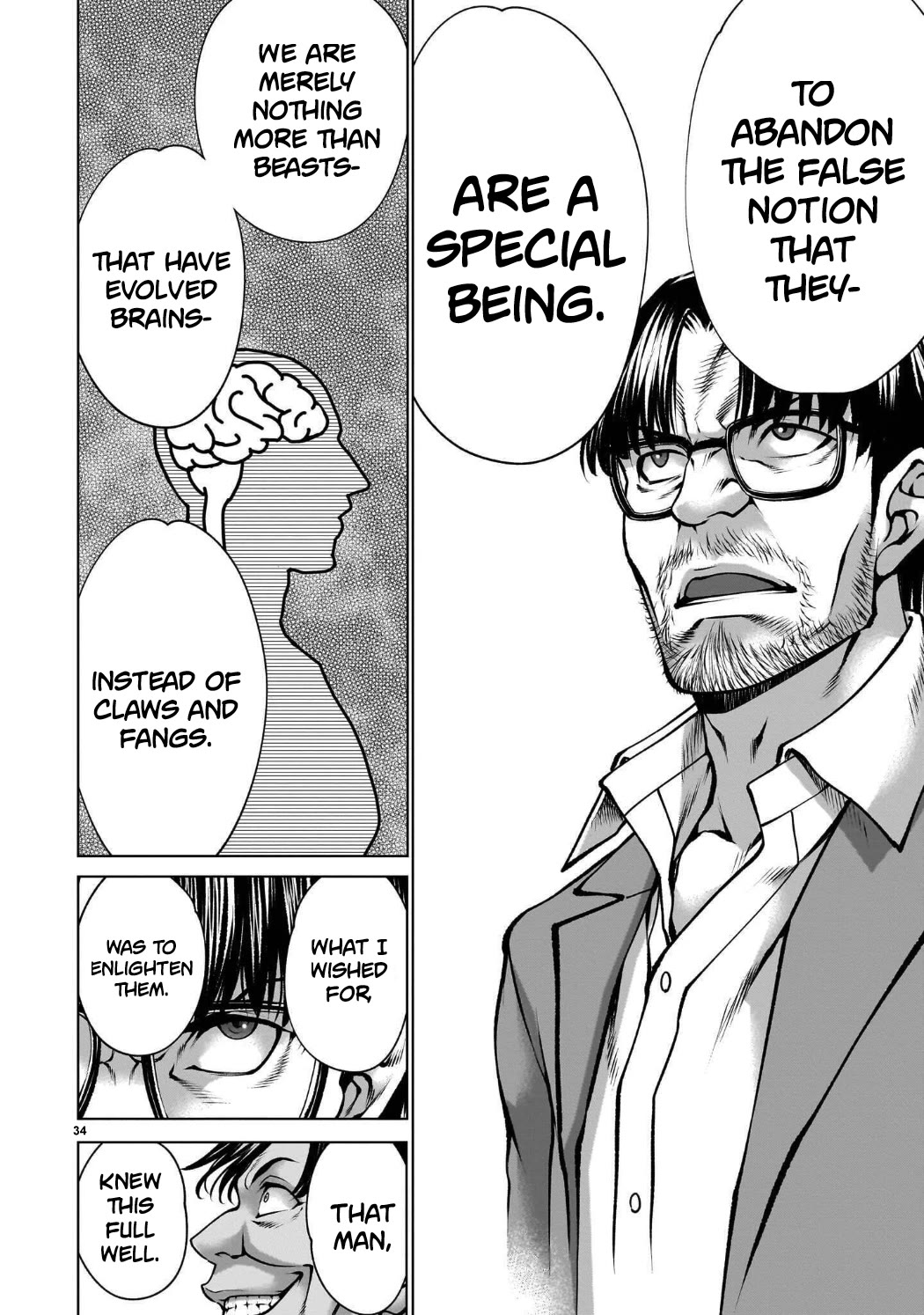Killing Bites Chapter 143 page 33 - Chapter 143: "You're Not Allowed to Blink Anymore"