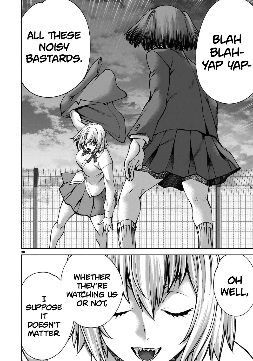 Killing Bites Chapter 143 page 37 - Chapter 143: "You're Not Allowed to Blink Anymore"