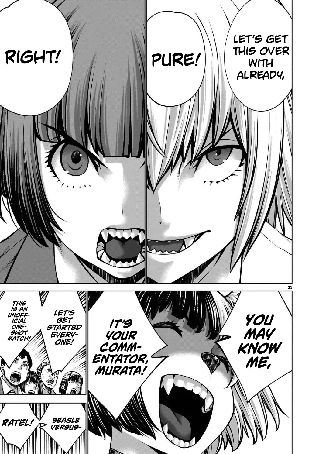 Killing Bites Chapter 143 page 38 - Chapter 143: "You're Not Allowed to Blink Anymore"