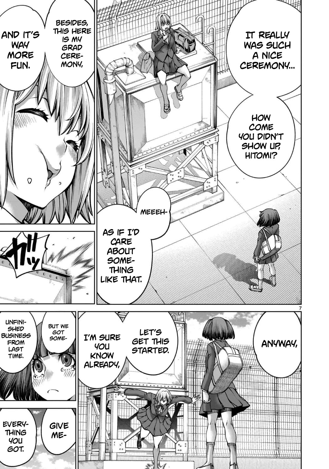 Killing Bites Chapter 143 page 6 - Chapter 143: "You're Not Allowed to Blink Anymore"