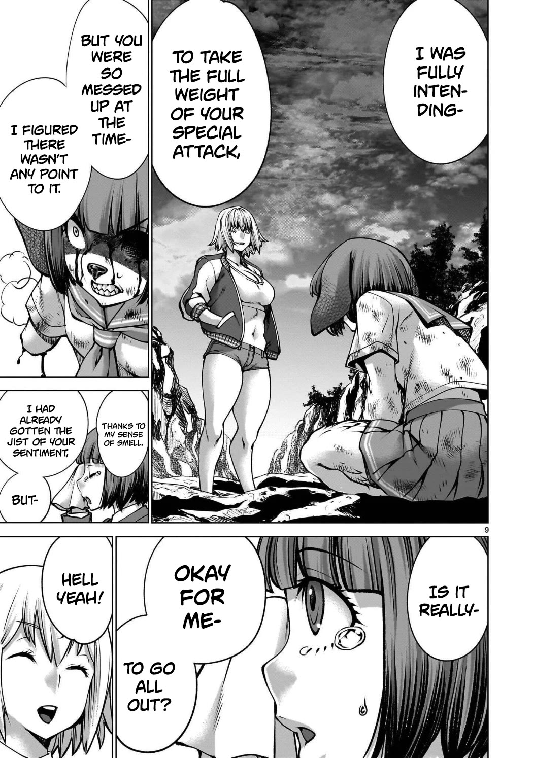 Killing Bites Chapter 143 page 8 - Chapter 143: "You're Not Allowed to Blink Anymore"