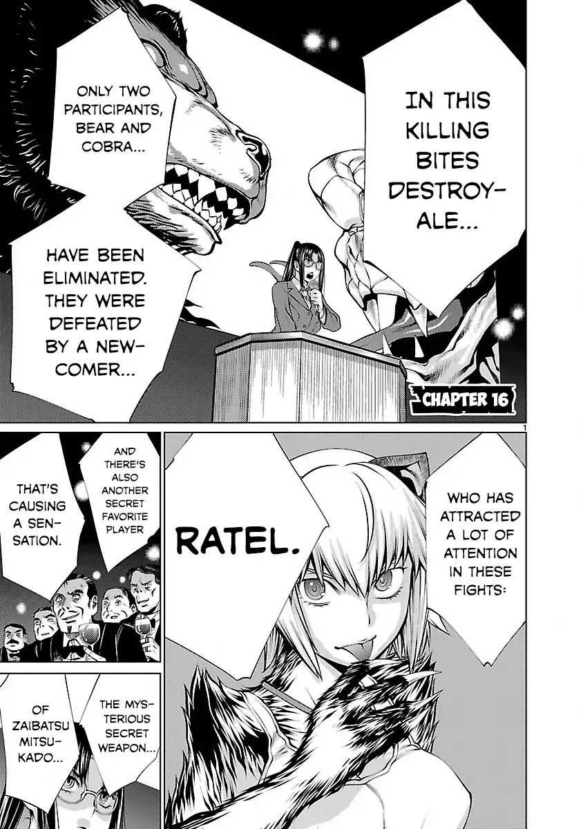 Killing Bites Chapter 16 page 1 - Chapter 16: If He Fights Him, He'll Die 100%!