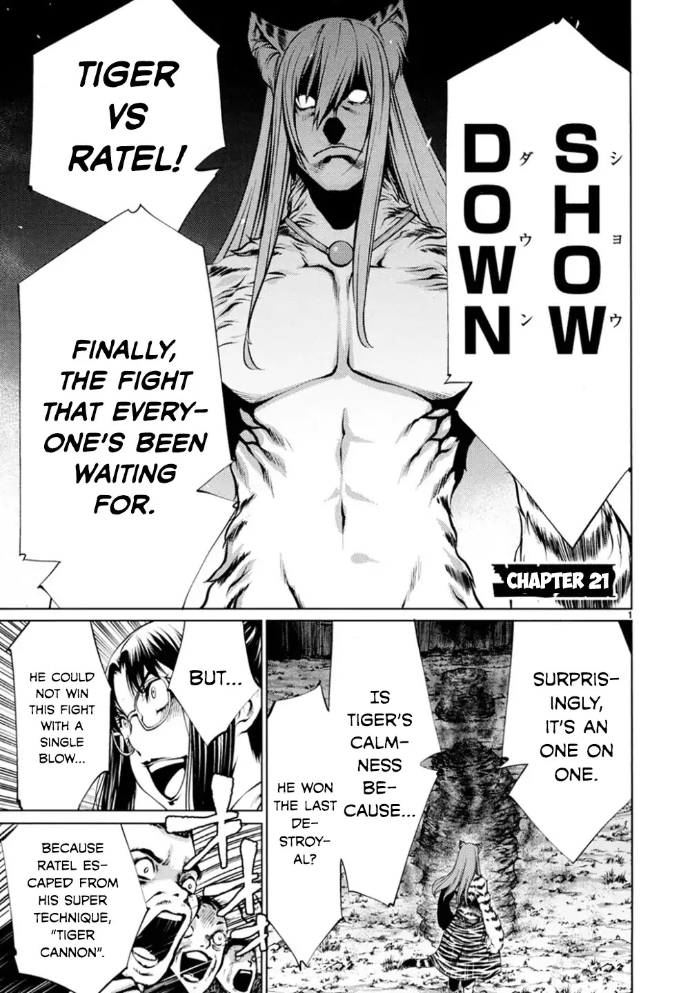 Killing Bites Chapter 21 page 1 - Chapter 21: Your Piece's Already Dead, Nomoto