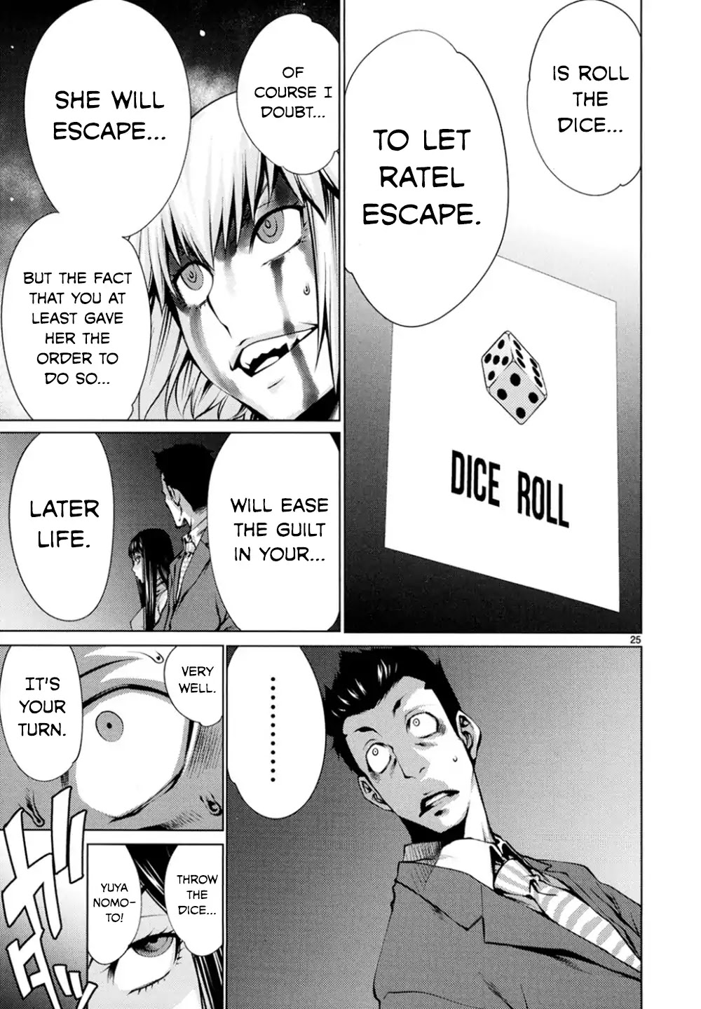 Killing Bites Chapter 21 page 25 - Chapter 21: Your Piece's Already Dead, Nomoto