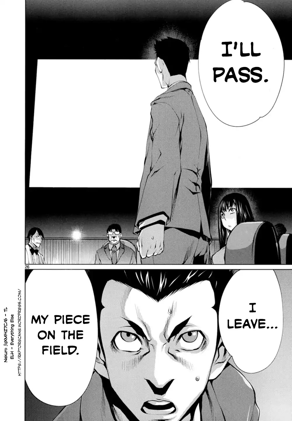 Killing Bites Chapter 21 page 26 - Chapter 21: Your Piece's Already Dead, Nomoto