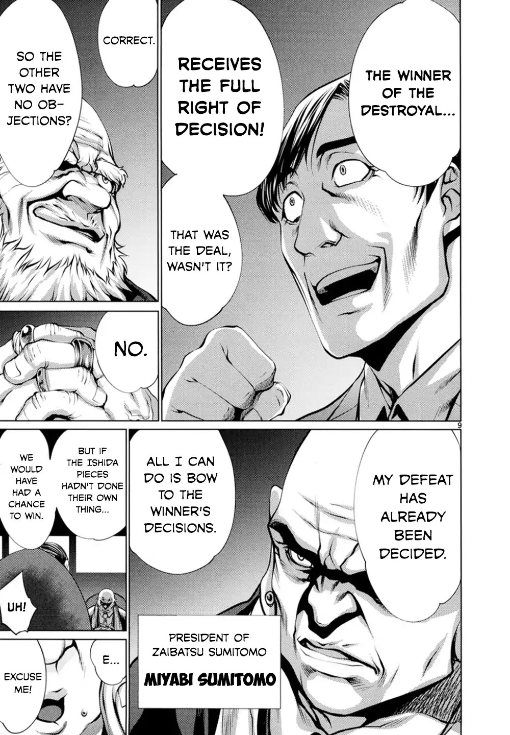 Killing Bites Chapter 21 page 9 - Chapter 21: Your Piece's Already Dead, Nomoto