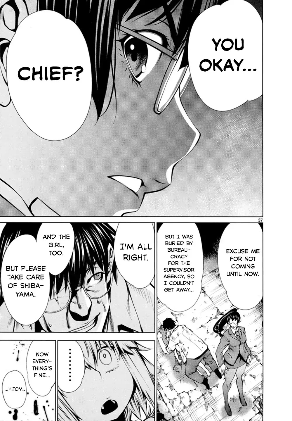Killing Bites Chapter 25 page 36 - Chapter 25: This Girl Is Not An Animal