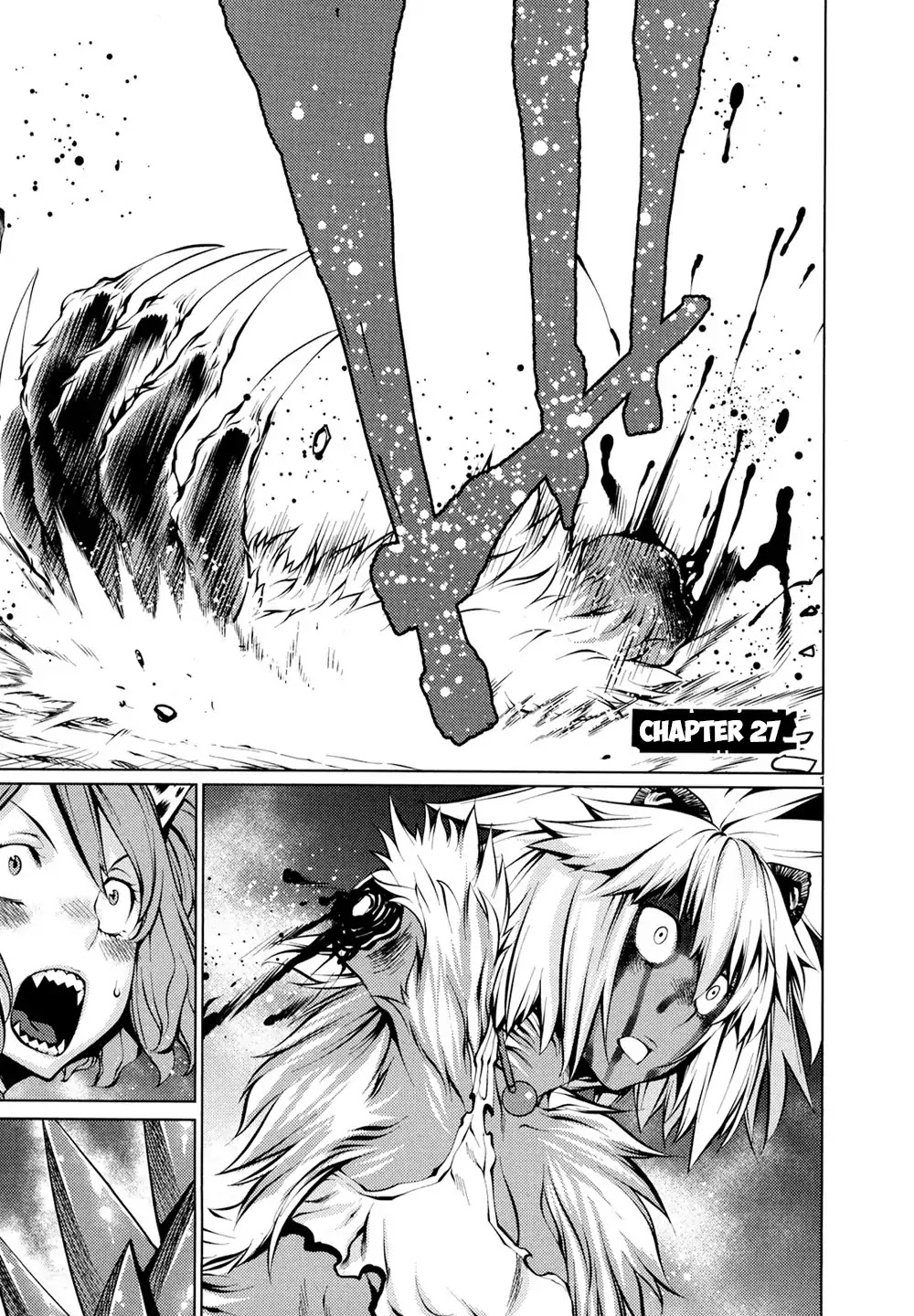 Killing Bites Chapter 27 page 1 - Chapter 27: "Kill! Kill! Kill!"