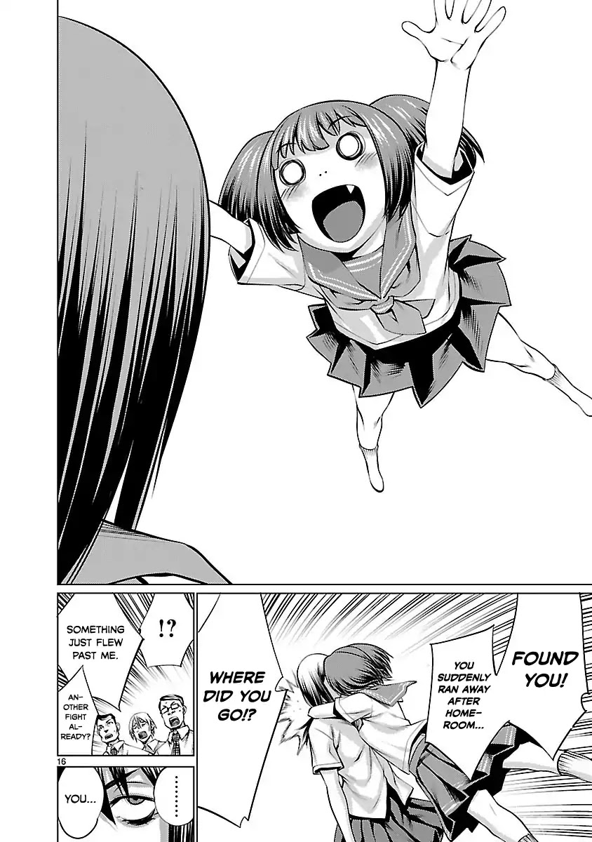 Killing Bites Chapter 34 page 15 - Chapter 34: "Please, Turn A Blind Eye On Tasuku-Chan"