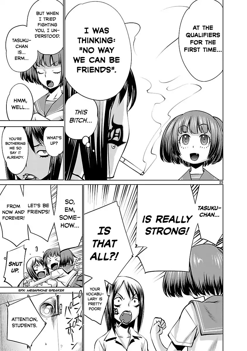 Killing Bites Chapter 34 page 22 - Chapter 34: "Please, Turn A Blind Eye On Tasuku-Chan"