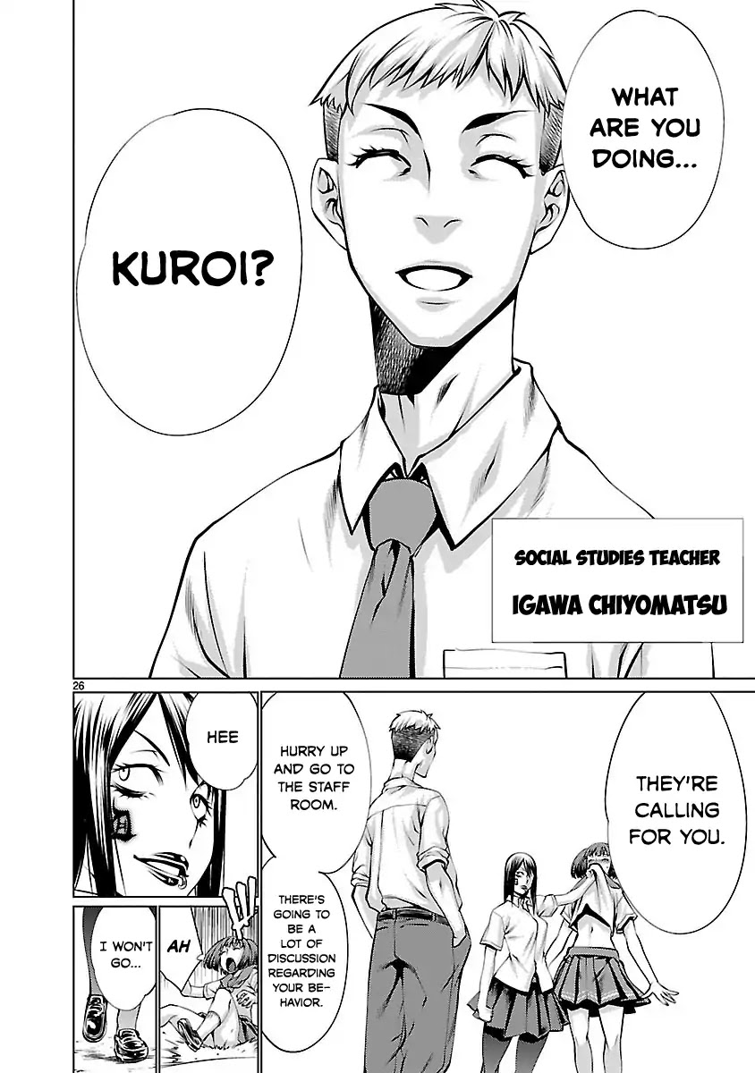 Killing Bites Chapter 34 page 25 - Chapter 34: "Please, Turn A Blind Eye On Tasuku-Chan"