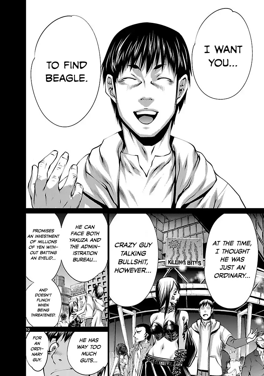Killing Bites Chapter 34 page 9 - Chapter 34: "Please, Turn A Blind Eye On Tasuku-Chan"