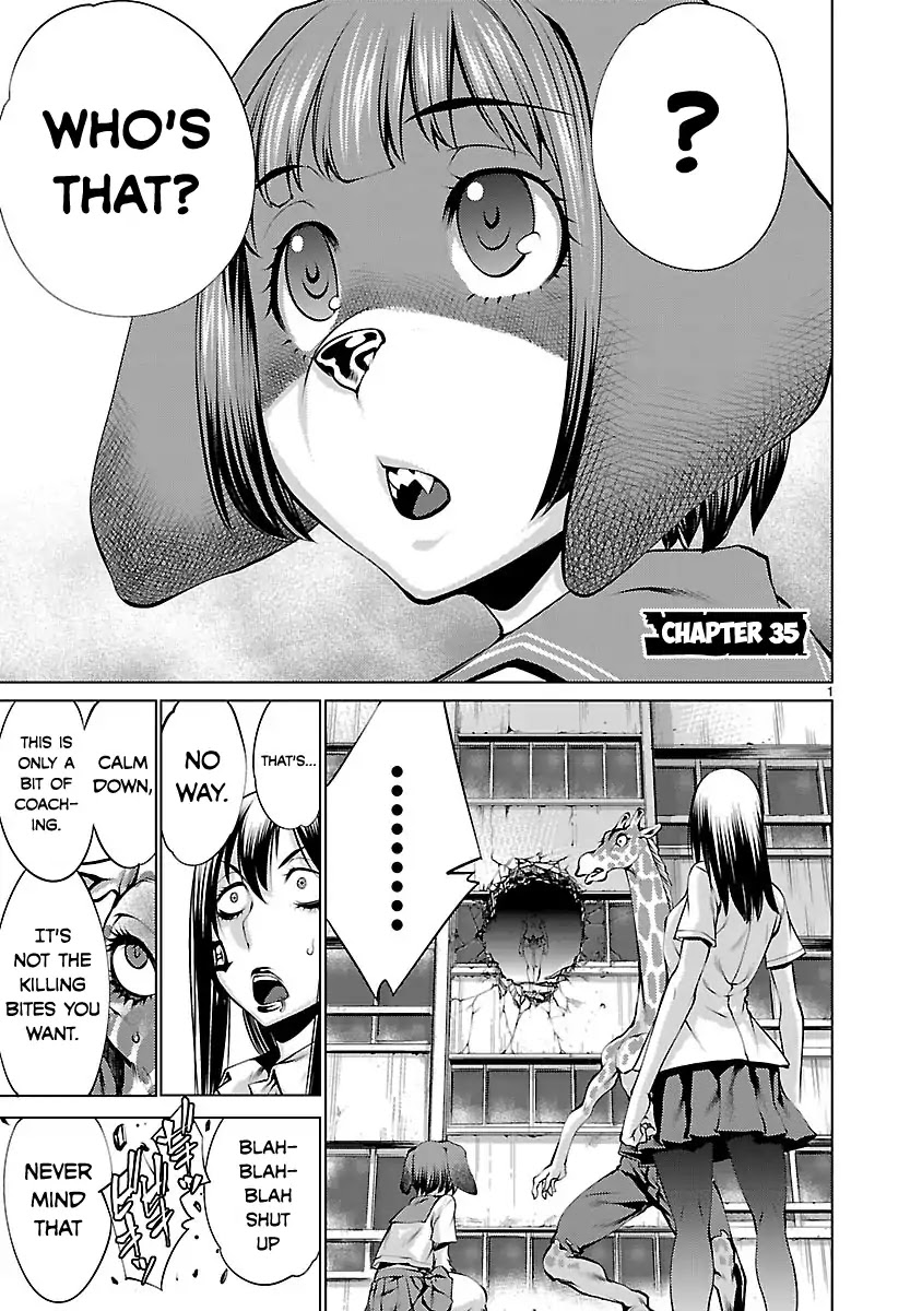 Killing Bites Chapter 35 page 1 - Chapter 35: Well Then, Looks Like You Lost Huh?