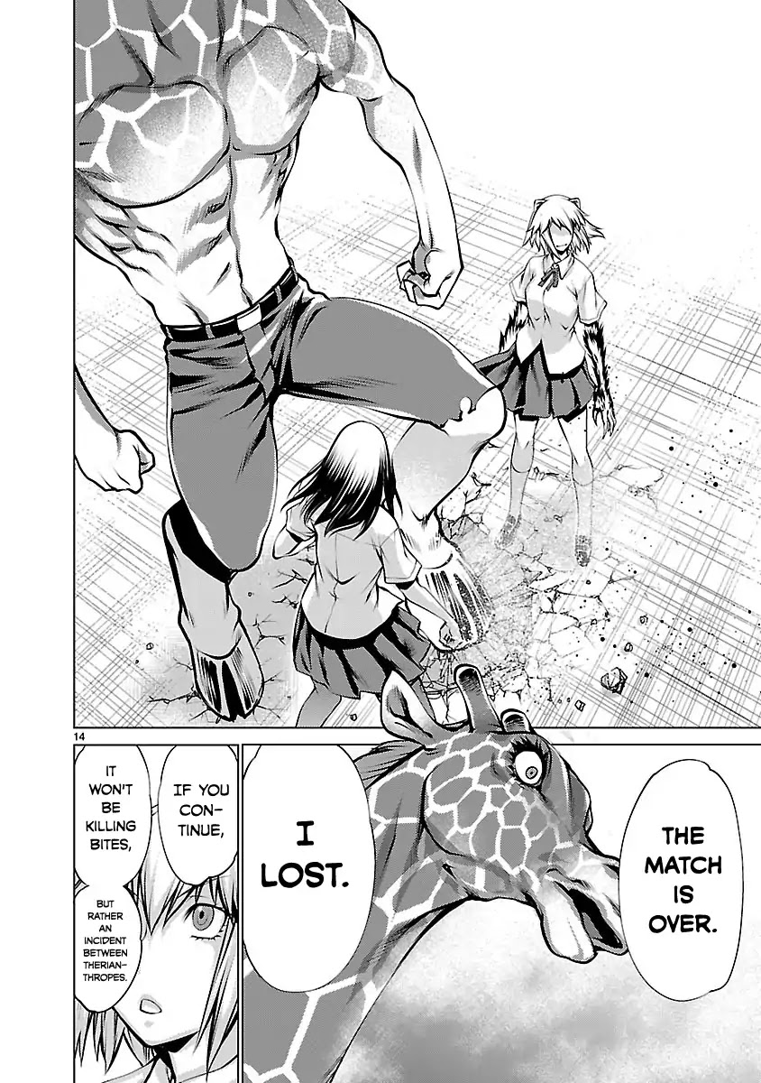 Killing Bites Chapter 35 page 13 - Chapter 35: Well Then, Looks Like You Lost Huh?