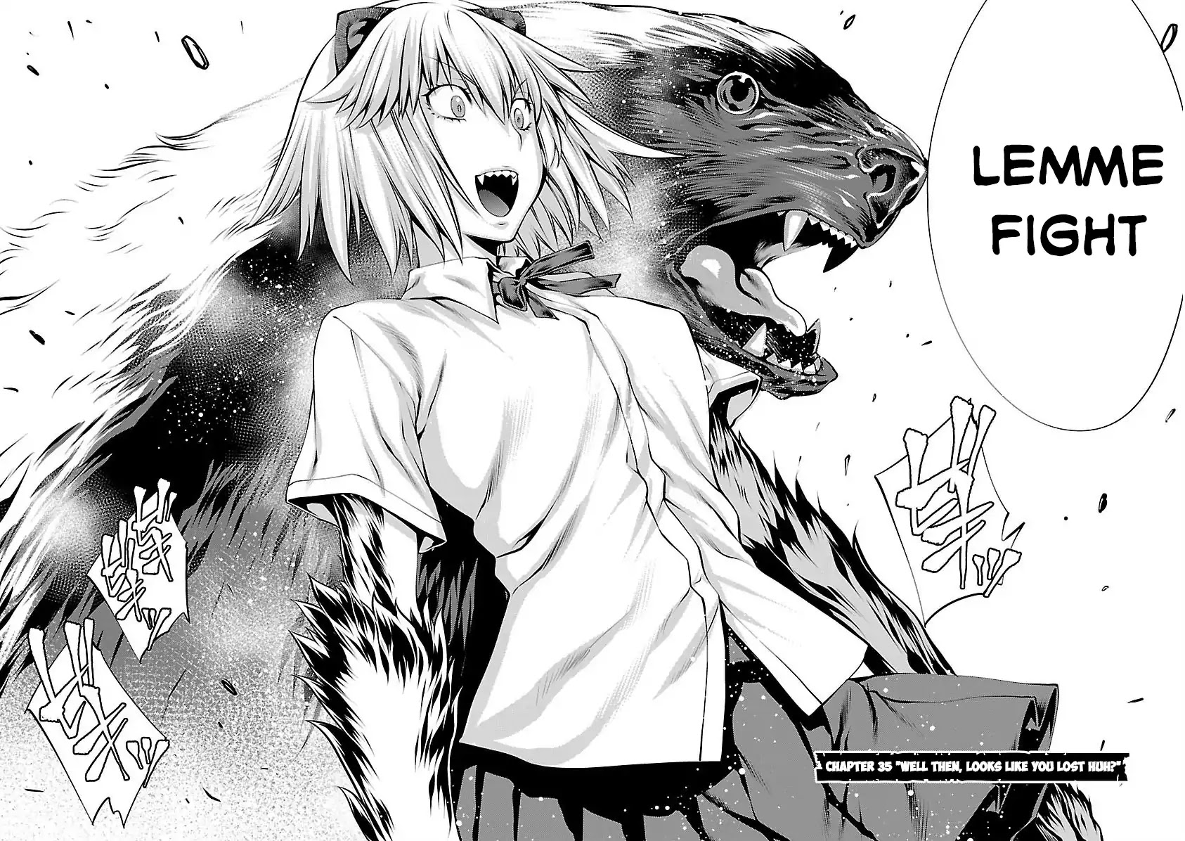 Killing Bites Chapter 35 page 2 - Chapter 35: Well Then, Looks Like You Lost Huh?