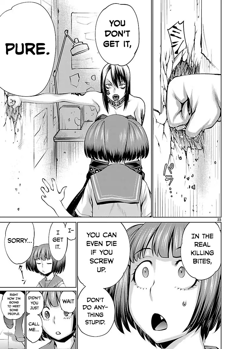 Killing Bites Chapter 35 page 22 - Chapter 35: Well Then, Looks Like You Lost Huh?