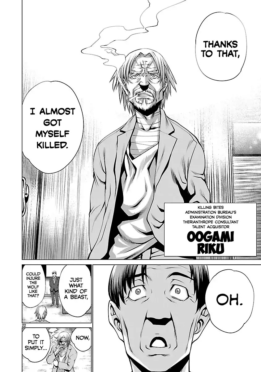 Killing Bites Chapter 39 page 22 - Chapter 39: Aah- What A Pain