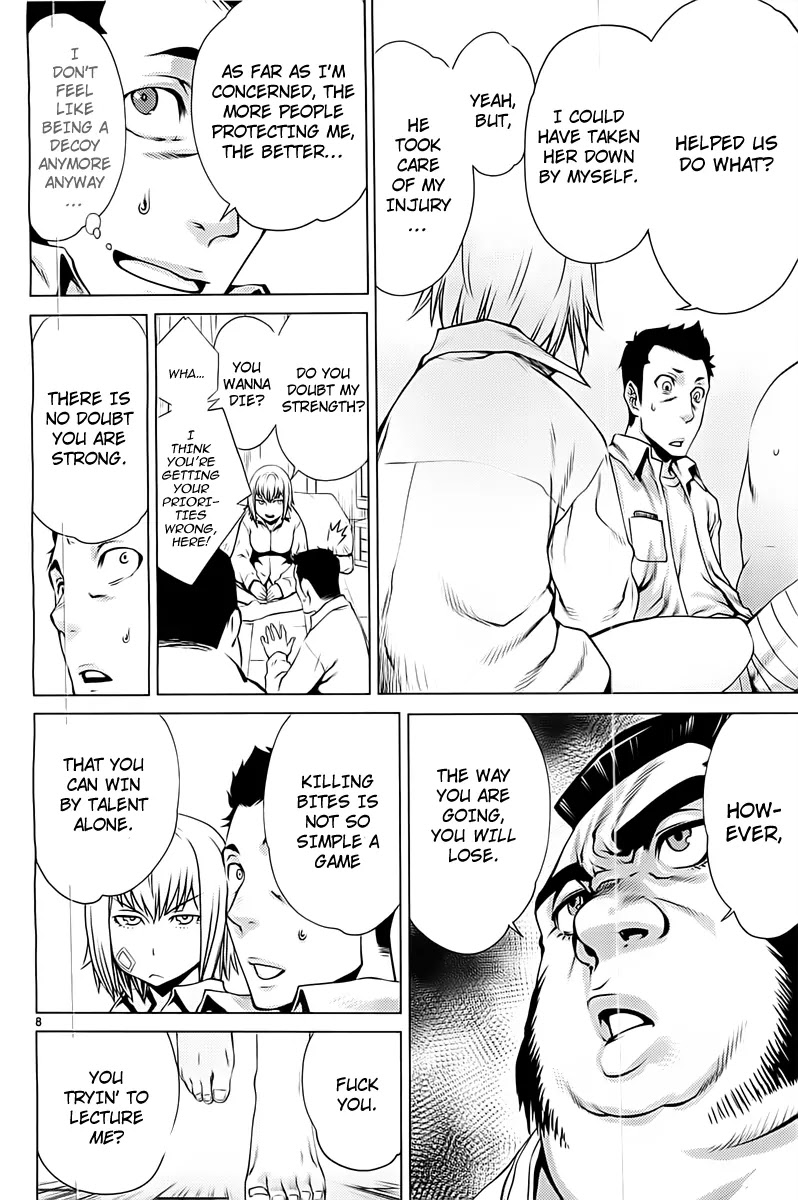 Killing Bites Chapter 4 page 9 - Chapter 4: I Can't Deal with that Atmosphere