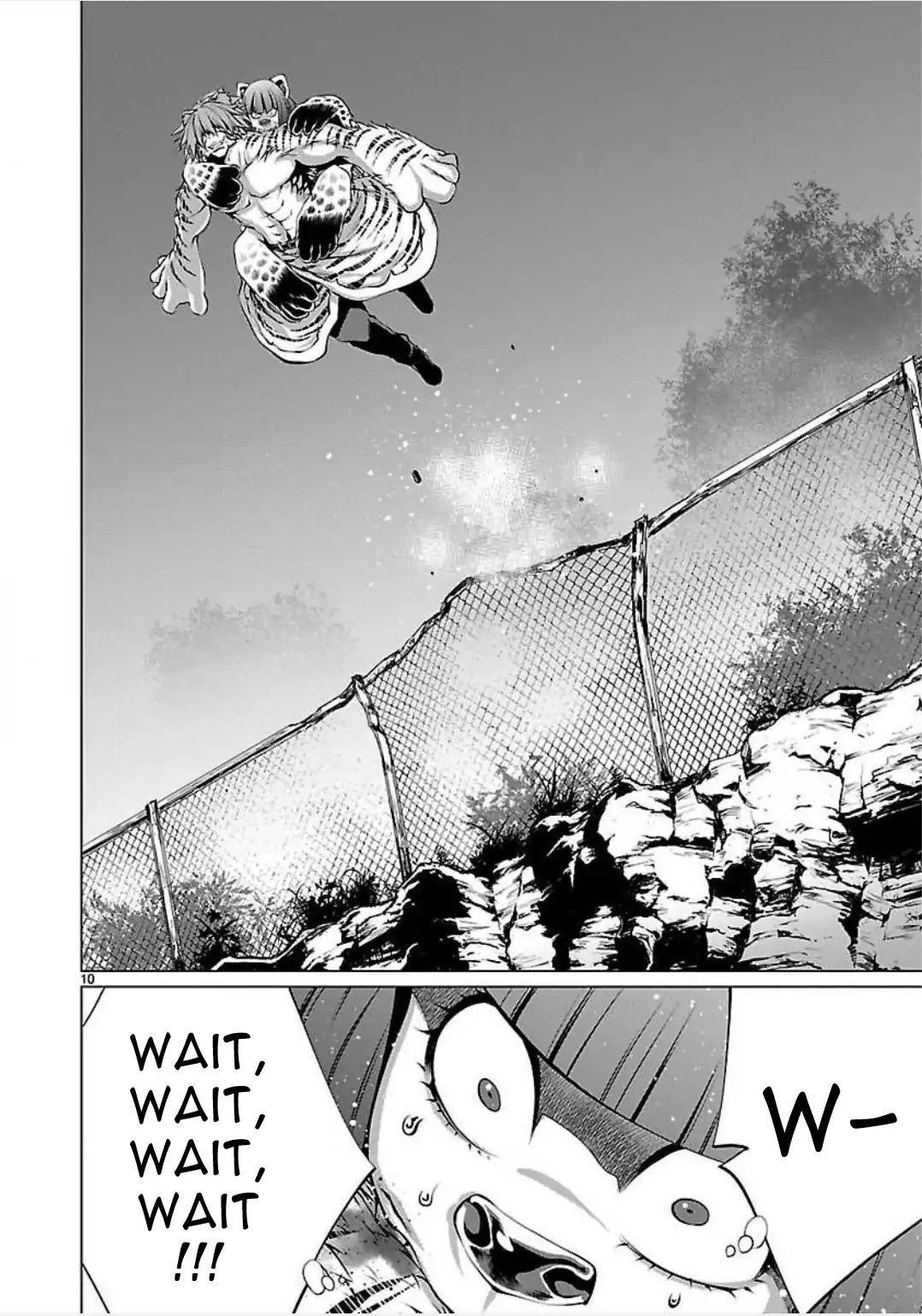 Killing Bites Chapter 47 page 11 - Chapter 47: If I Run Away Here, I'll Never Be The Champion!