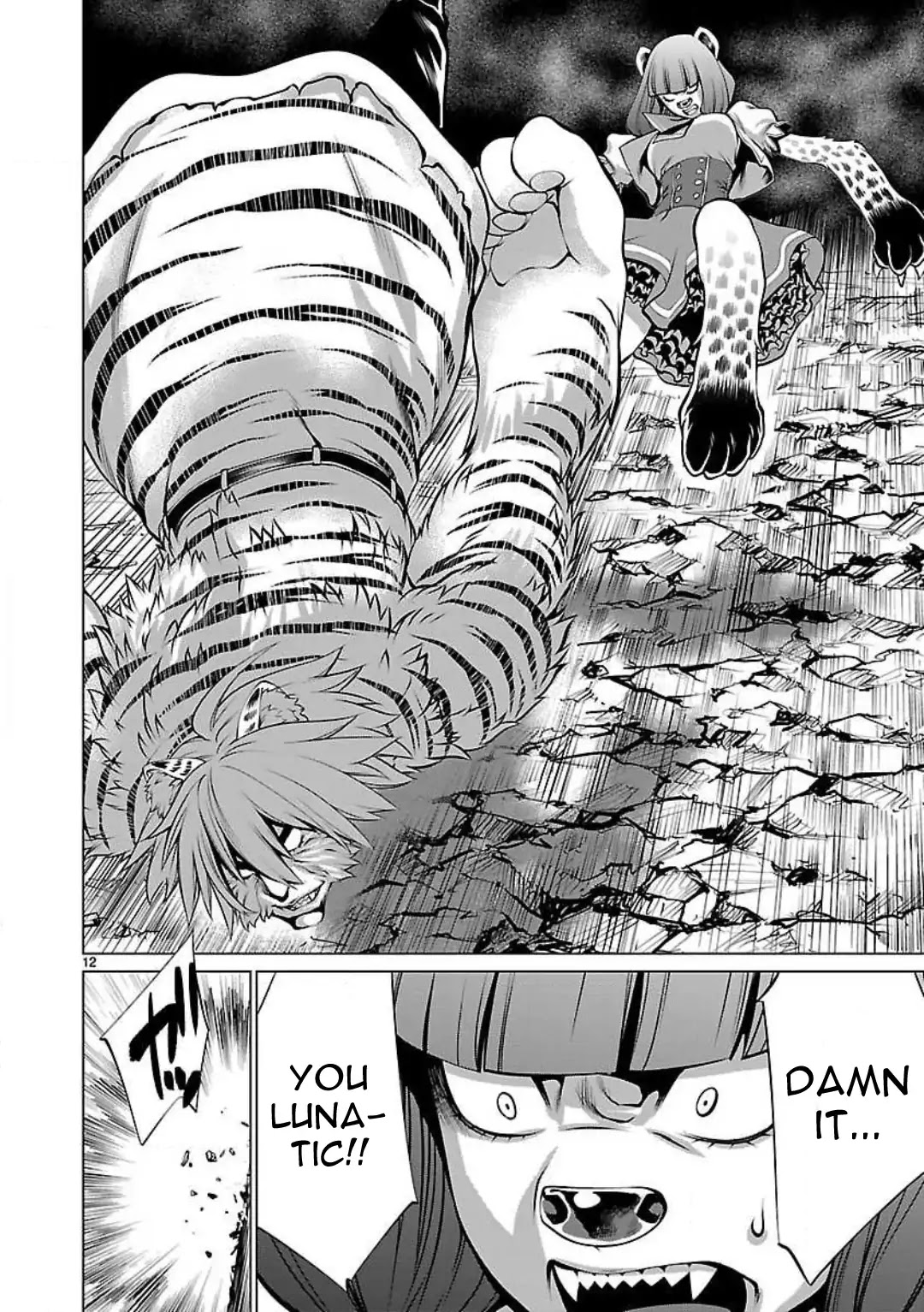 Killing Bites Chapter 47 page 13 - Chapter 47: If I Run Away Here, I'll Never Be The Champion!