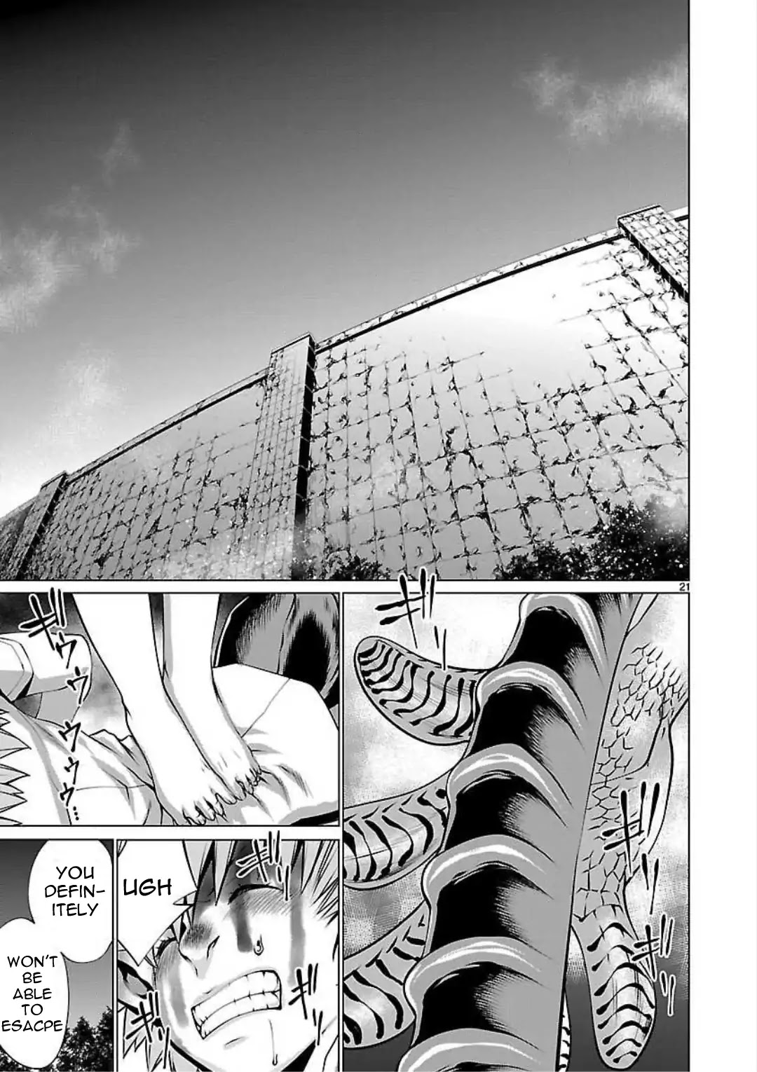 Killing Bites Chapter 47 page 22 - Chapter 47: If I Run Away Here, I'll Never Be The Champion!