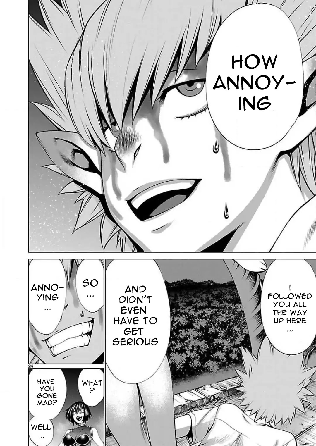 Killing Bites Chapter 47 page 25 - Chapter 47: If I Run Away Here, I'll Never Be The Champion!